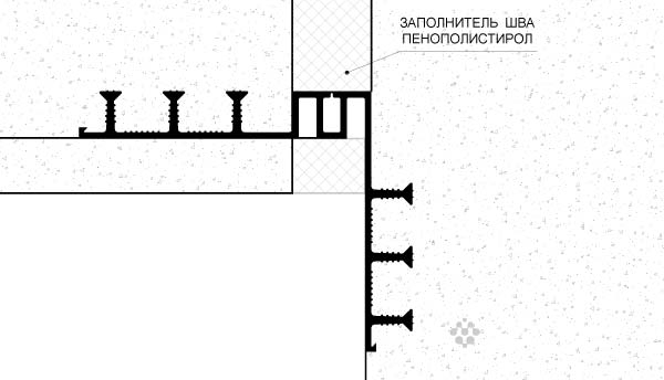 Монтажная схема шпонок типа ДО УГЛ