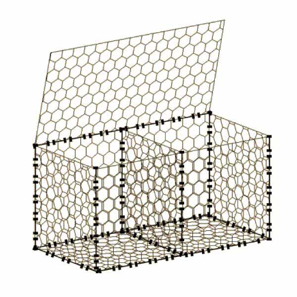 Габион ГСИ-К-1,0х1,0х1,0-С80-2,7-Ц