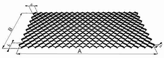 размеры георешетки